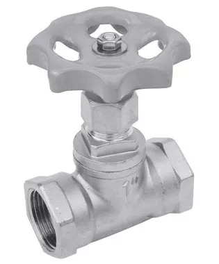 1-1/2″ AVCO 2226 Globe Valve, Full Port, 316 Stainless Steel Body, NPT, Screwed Bonnet – Non-Rising Stem