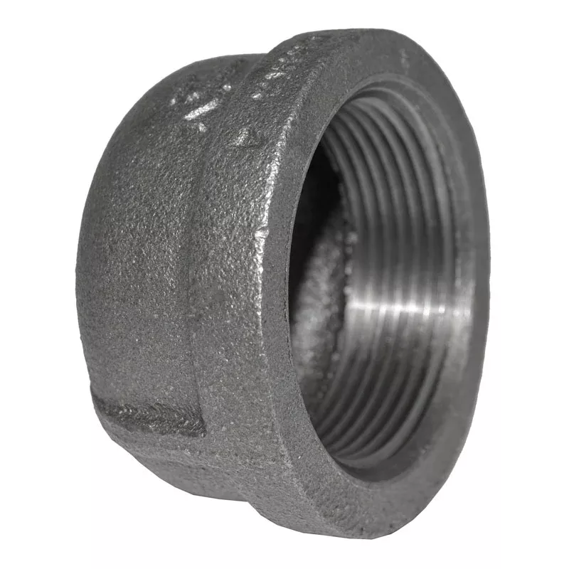1-1/2″ Black Malleable Iron Cap (BMC112 / 35508)