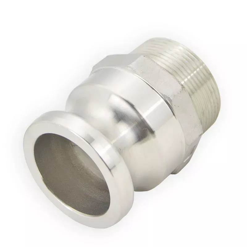 1-1/2" Flui-PRO 316 SS Camlock Fitting - Male Camlock x MNPT (FP-SS-F-150)