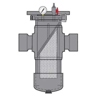 1-1/2" Spears PVC Basket Strainer - SOC - EPDM - SS6 Mesh (BS22S6-015)