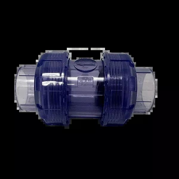 1 1/4″ Clear PVC True Union Swing Check Valve – Socket (SK-TUSC-012)