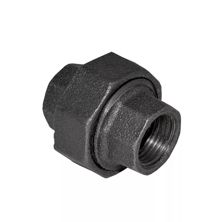1/2" Black Iron Union - FPT x FPT (BMU12 / 35104)