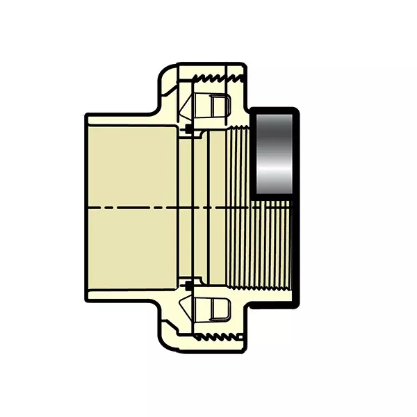 1/2" CTS CPVC Union Special Reinforced 4199-005SR