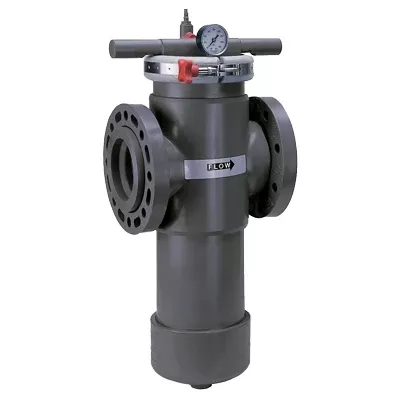 1/2" Spears PVC Basket Strainer - FLG - FKM - SS6 Mesh (BS33S6-005)