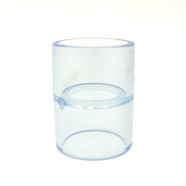 1" Clear PVC External Coupling (DC-CO-010)