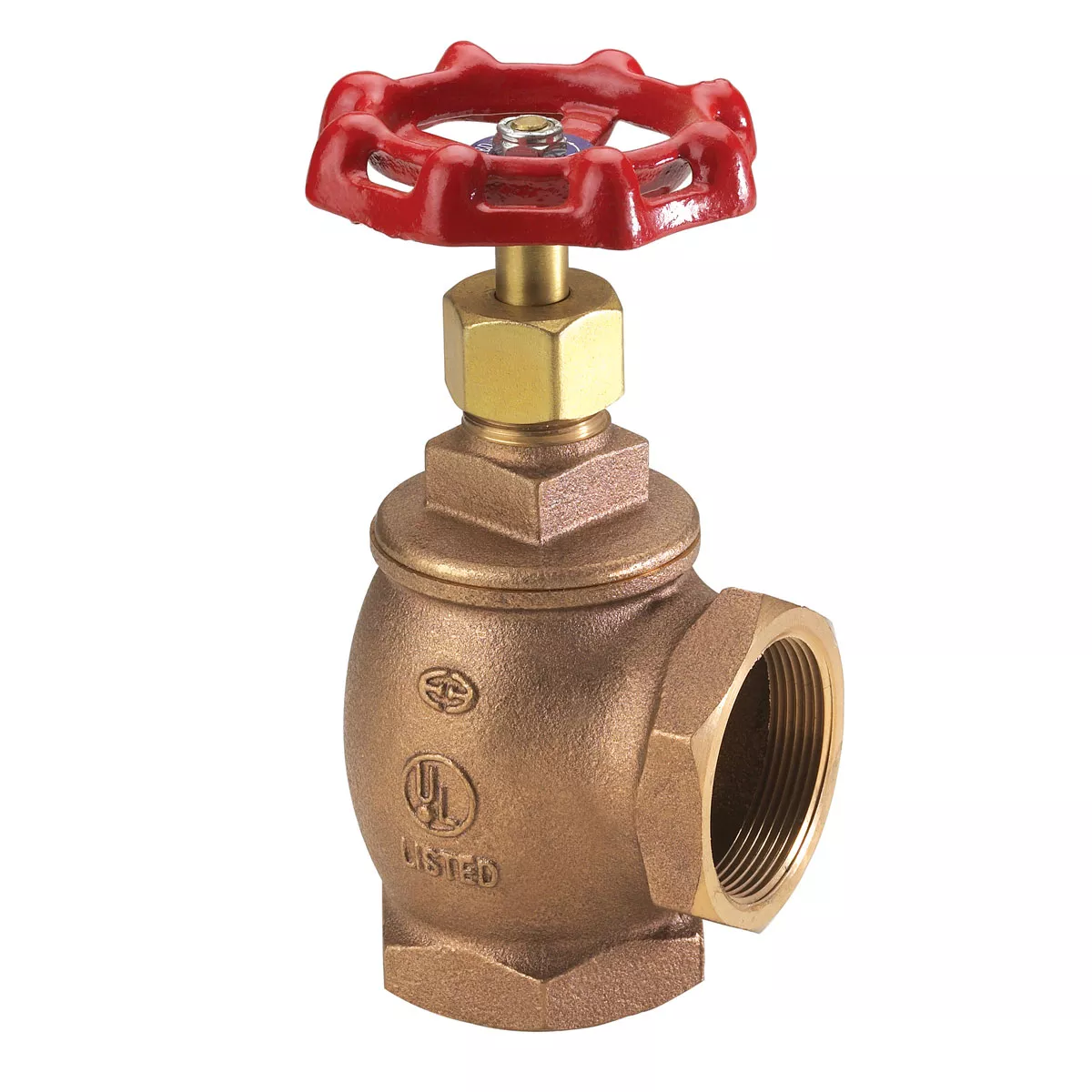 1 in FNPT Bronze Angle Trim & Drain Valve UL Listed