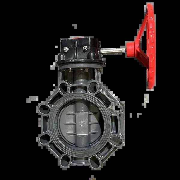10" Flui-PRO PVC Butterfly Valve - Gear Operator (FP-BFGO-100)