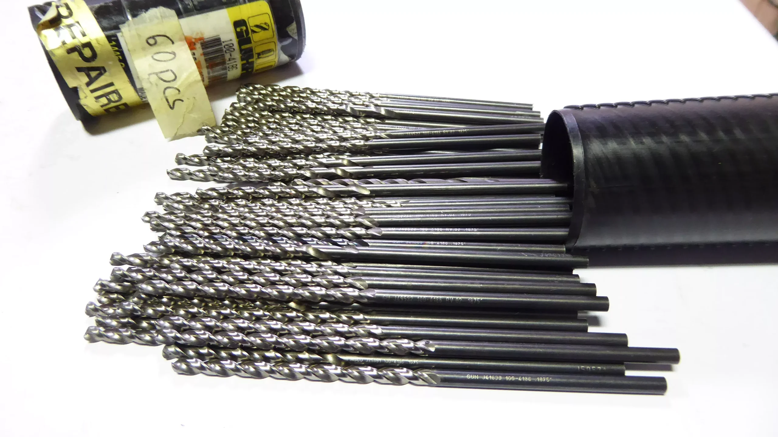 100-4186 Guhring Drill Bits pack of 60 bits