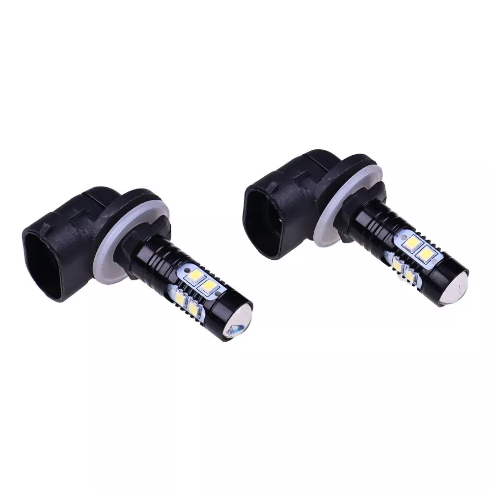 12V 100W 6000K 1 Pair LED Headlight Bulb 9847313 for use with CASE Loader SR130 SR150 SR160 SR175 SR200 TR270 TR310 TR320 TR340 TV380