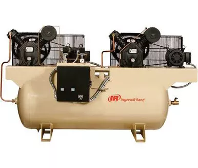 2-2475E7.5-V-230 Two Stage Duplex Cast Iron Compressor - 230V, 3-Phase