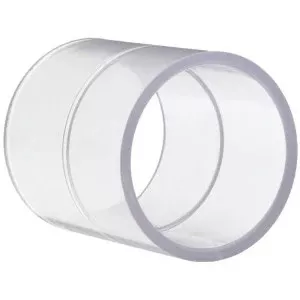 2" Clear PVC External Coupling (DC-CO-020)