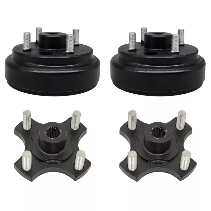 2 Set Heavy Duty Split Brake Drum /Hub 19186-G1 for EZGO