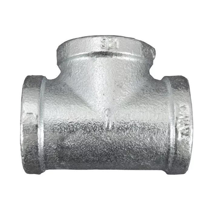 2" X 1" X 2" Galvanized Malleable Iron Tee (36550)