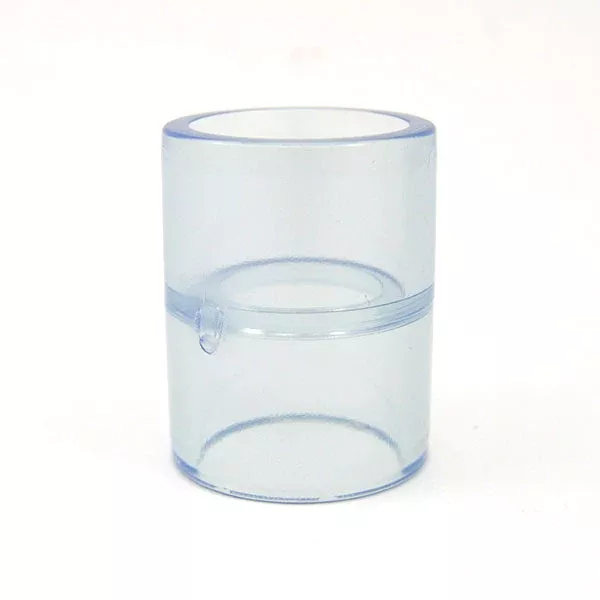 3/4" Clear PVC External Coupling (DC-CO-007)