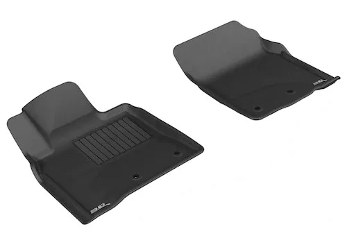 3D MAXpider 2008-2011 Lexus/Toyota LX/Land Cruiser Kagu 1st Row Floormat - Black aceL1LX03711509