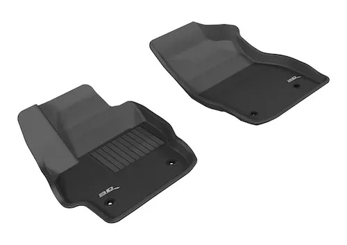 3D MAXpider 2010-2013 Mazda Mazda3 Kagu 1st Row Floormat - Black aceL1MZ01311509