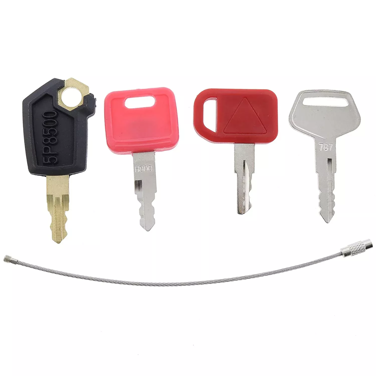 4 Keys for CAT fits John Deere & Komatsu