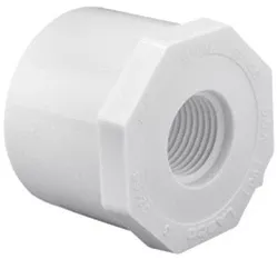 4" x 1-1/2" Sch 40 PVC Reducer Bushing Flush Style - Spig x Fipt 438-419