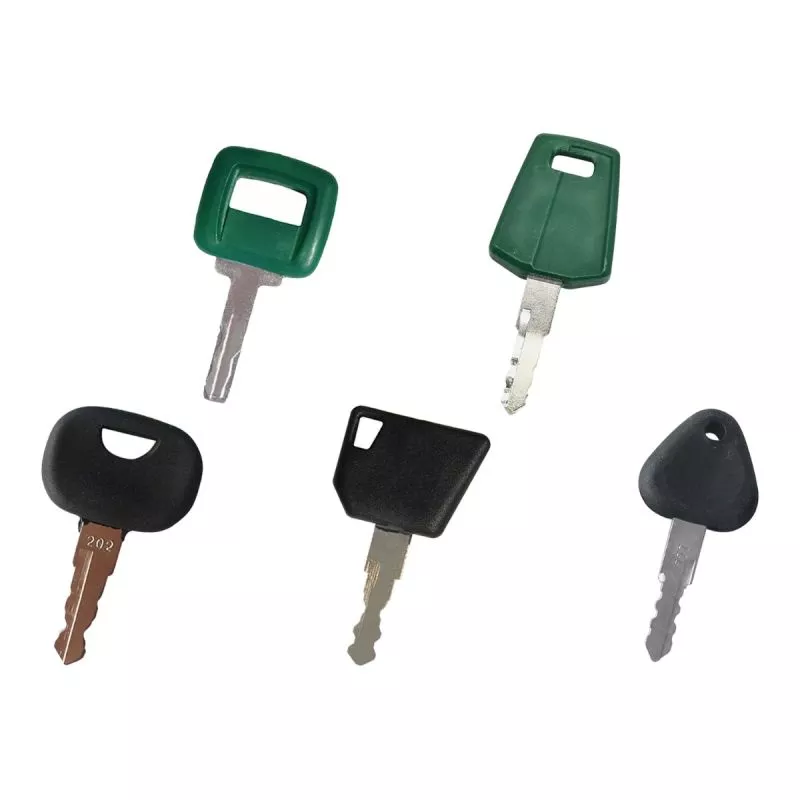 5Pcs Heavy Equipment Ignition Keys 70145501 for Volvo