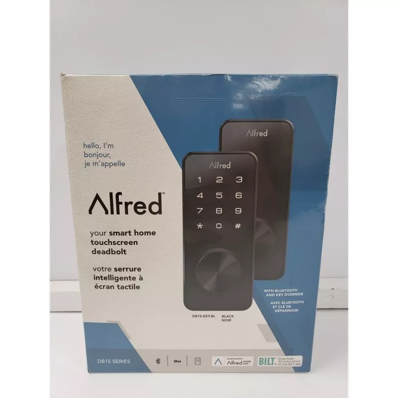 (82989-1) Alfred DB1S Series Smart Home Touchscreen Dead Bolt