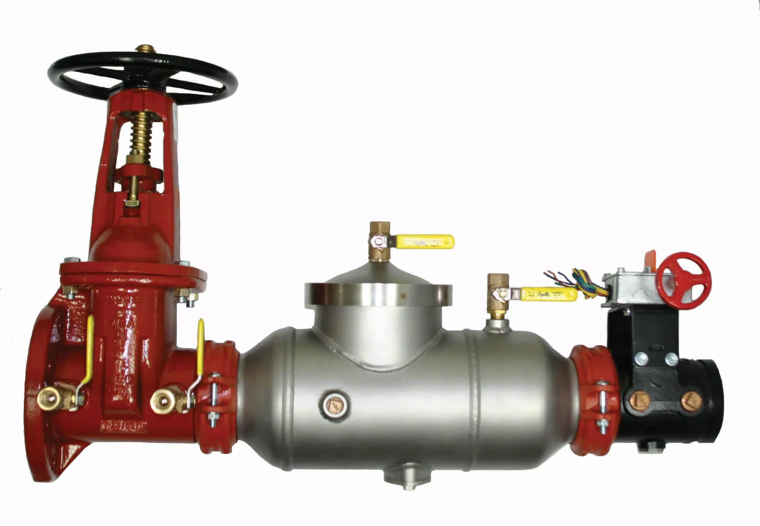 Apollo™ 4ALF10001 DCLF4A Standard Backflow Preventer, 3 in Nominal, 304 Stainless Steel Body, Dual Check, Domestic