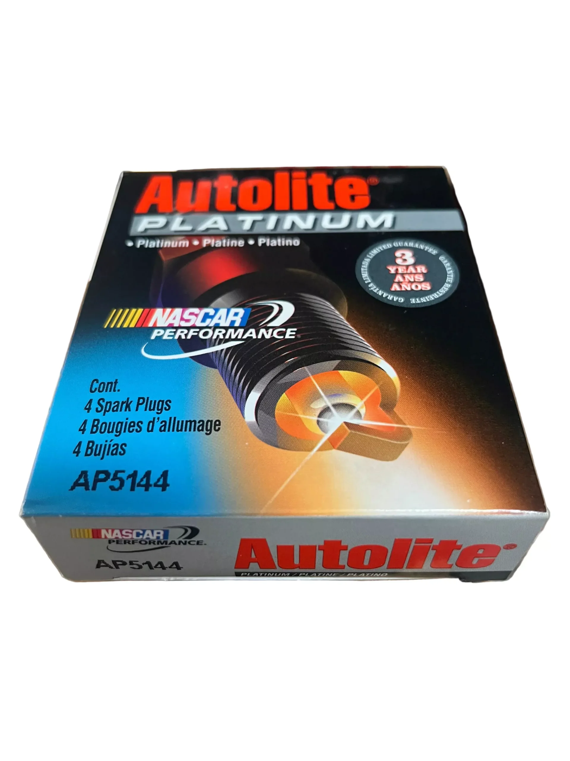 Autolite AP5144 Platinum Spark Plugs Pack of 4