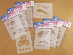Badger Air Brush Co 45-68 | Value Pack Stencil Set