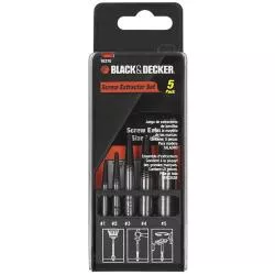 Black & Decker/Dewalt 16270 | 5-Piece Screw Extractor Set