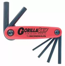 Bondhus Corp 12592 | Hex Gorillagrip Foldup 1.5Mm-6Mm 7 Pc