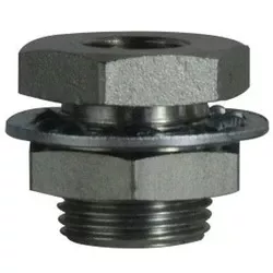 Bulkhead Coupling 1/4FIP X 1.5LNG STEEL BH CPLG Brass