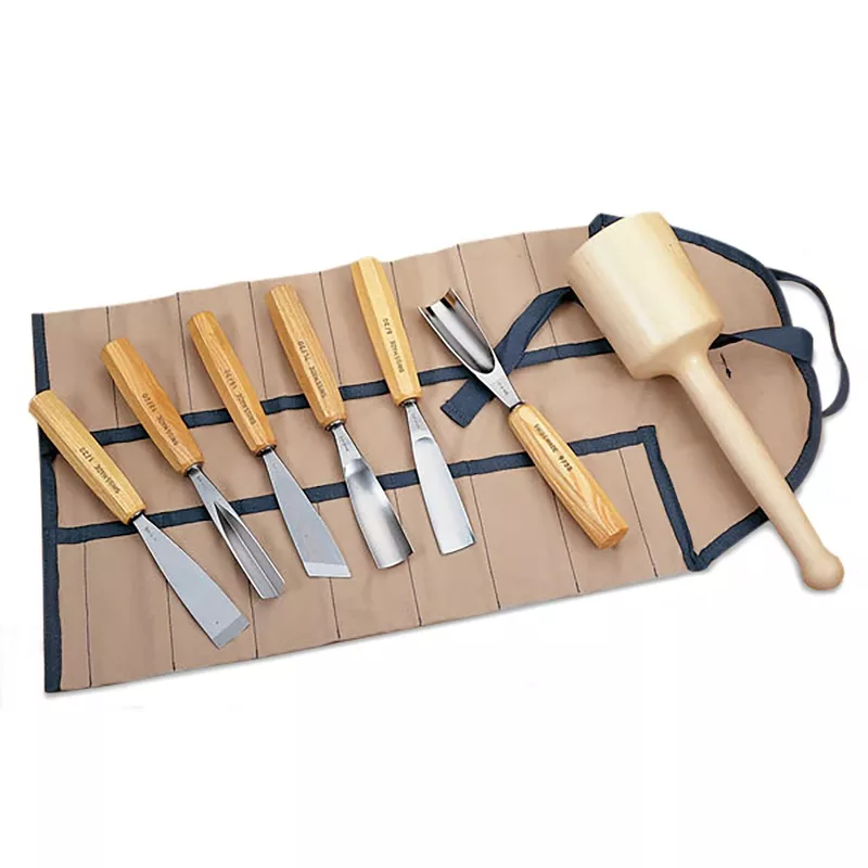 Carving Tool Set – Sculpter’s Full Size – 8 Piece
