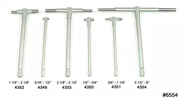 Central Tools 4354 | Telescoping Gauge 3-1/2-6"