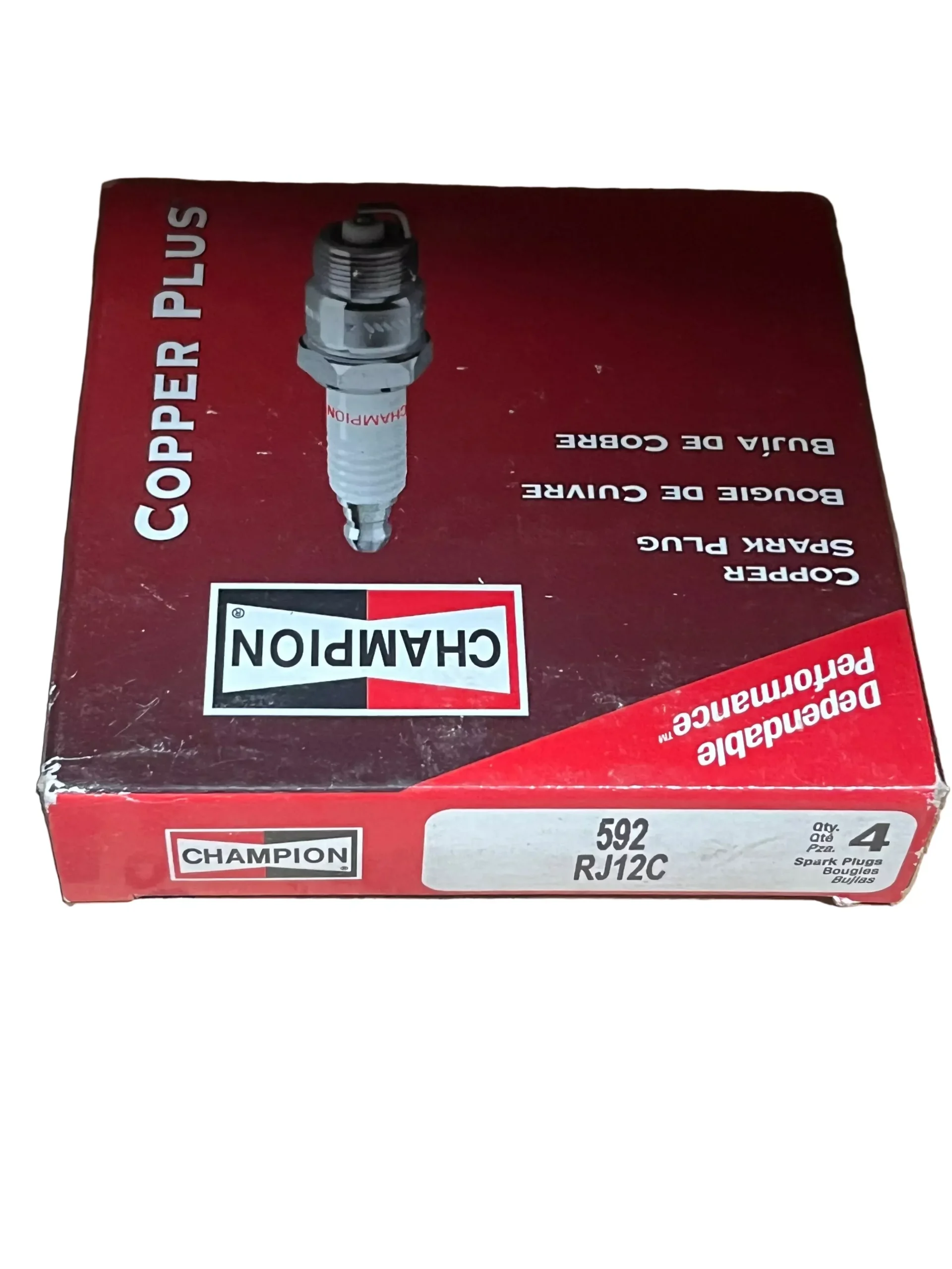 Champion RJ12C Spark Plugs 592 Pack of 4