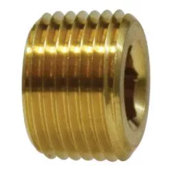 Countersunk Hex Plug 3/4 BRASS C/S HEX PLUG Brass