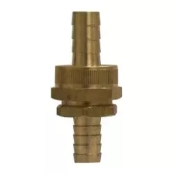Coupling Set 3/4 GH SHORT SHANK SET W/ HEX NUT Brass