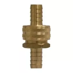 Coupling Set 3/4 GH SHORT SHANK SET W/ KNURLED NUT Brass