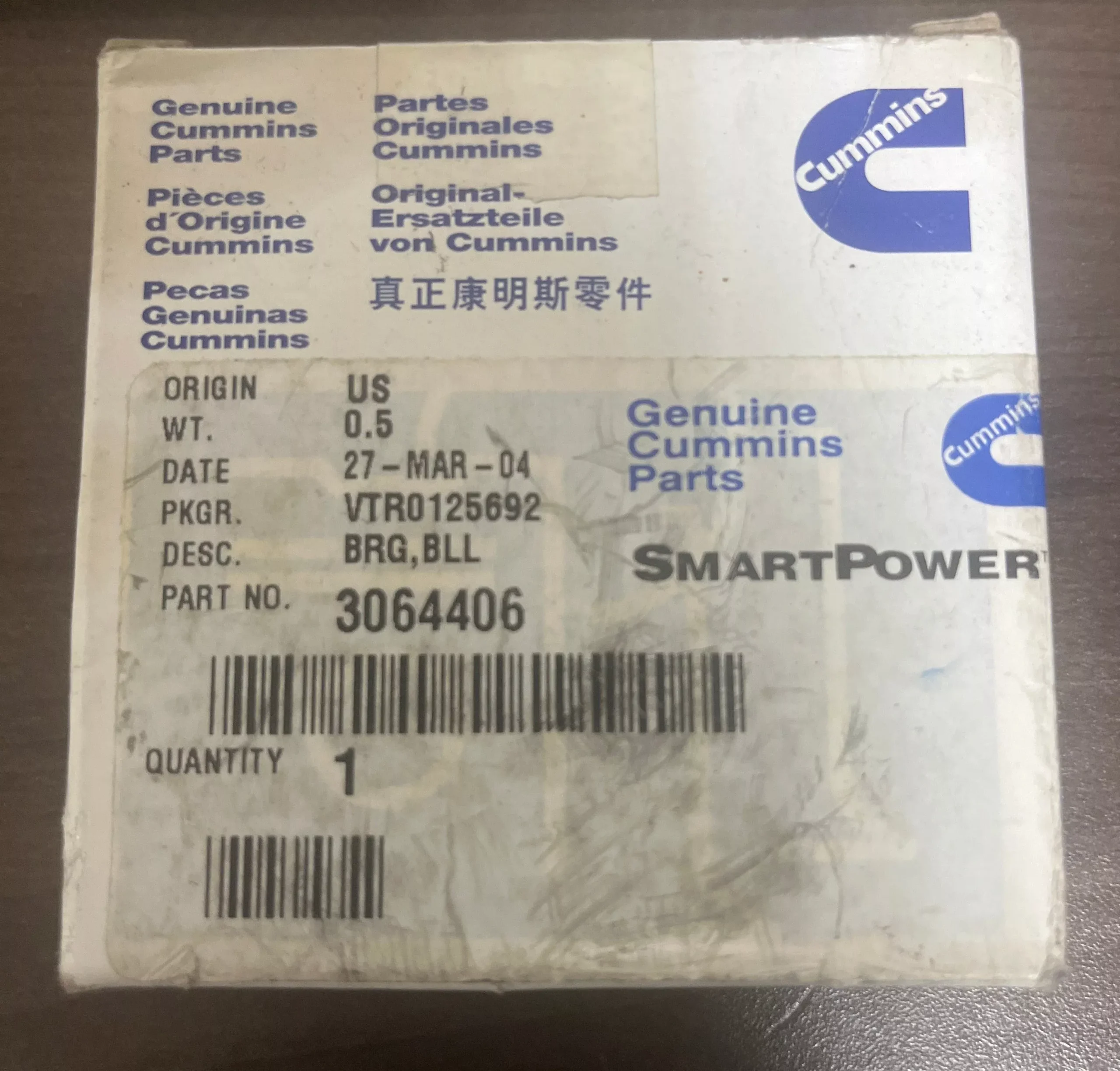 Cummins 3064406 Ball Bearing