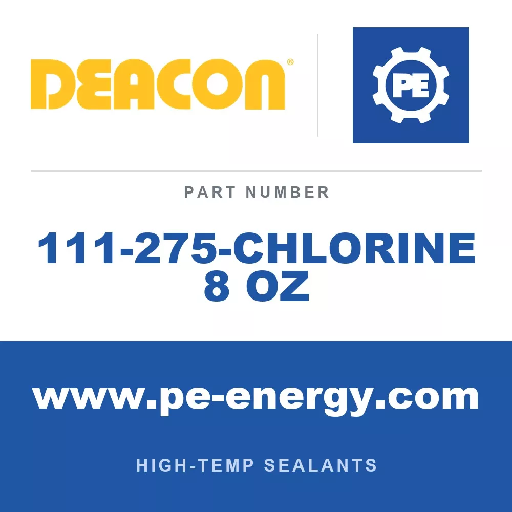 Deacon 275-CHLORINE Chemically Inert PTFE Thread Sealant