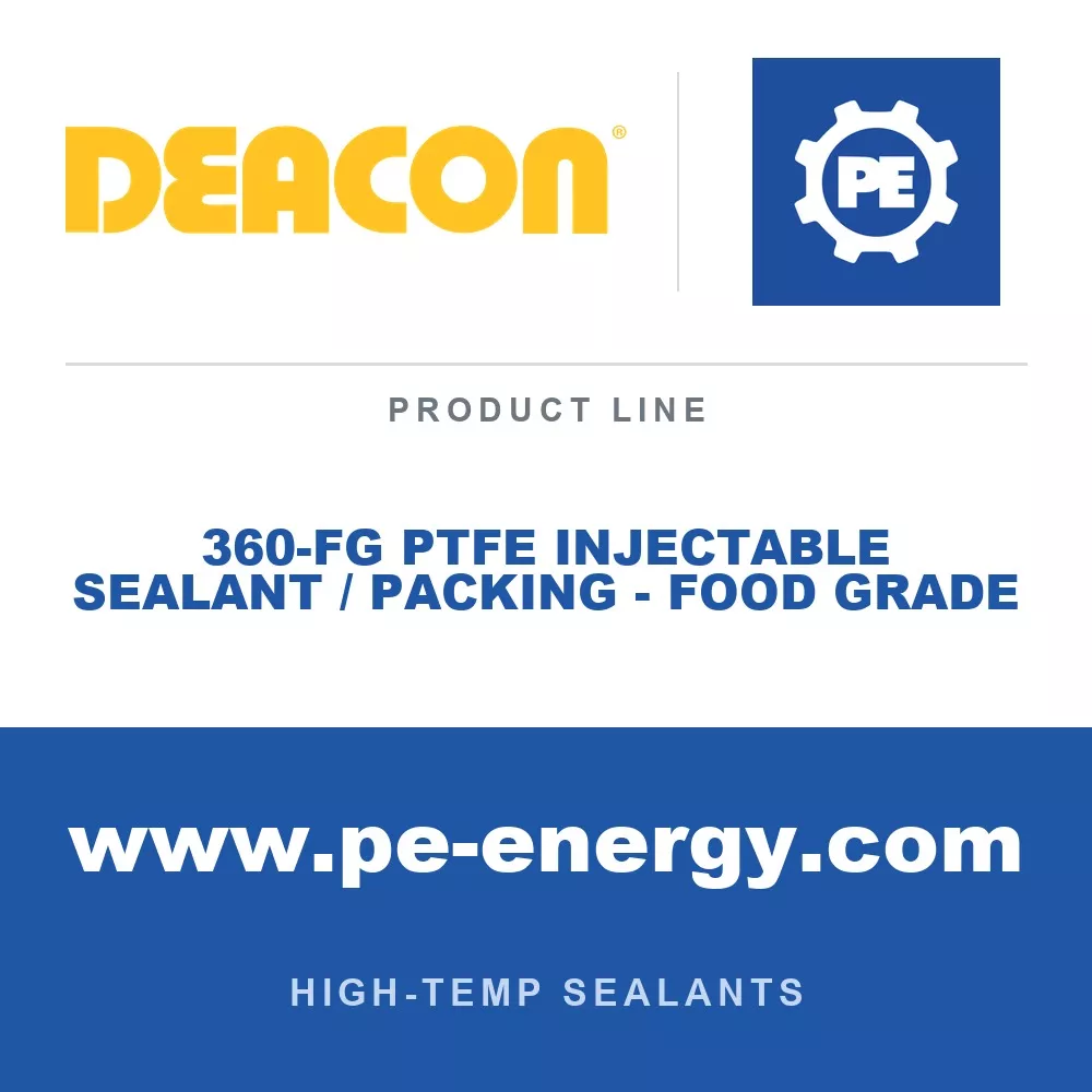 Deacon 360-FG PTFE Injectable Sealant / Packing – Food Grade