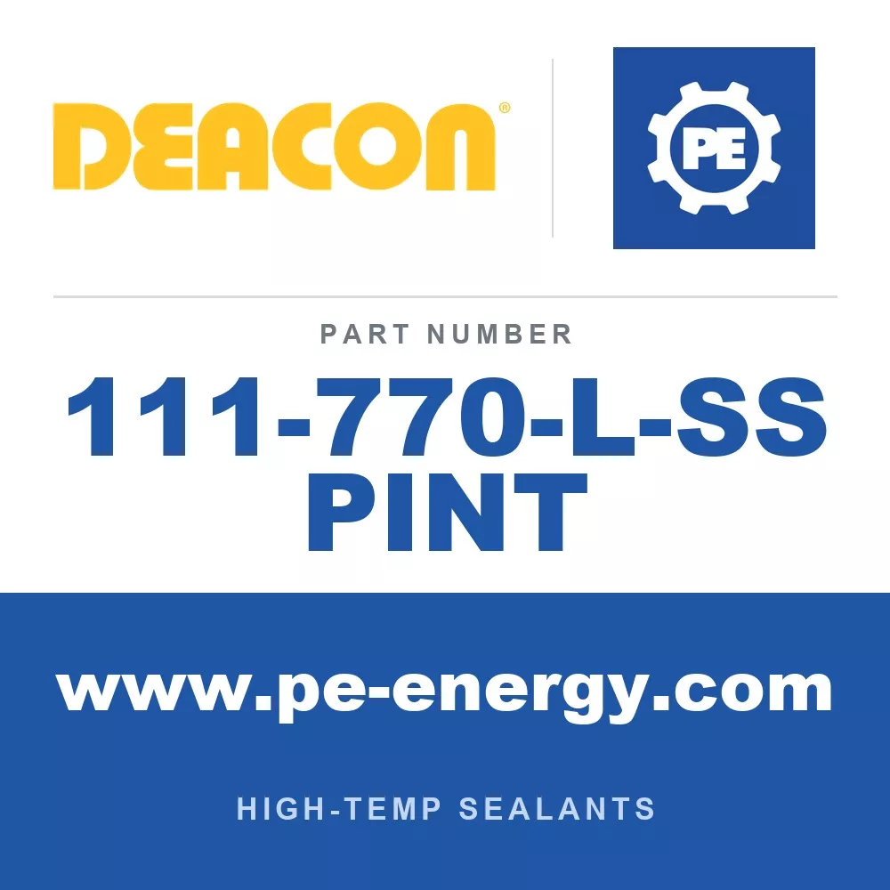 Deacon 770-L-SS Nuclear Grade Thermal Reactive Liquid Sealing Compound