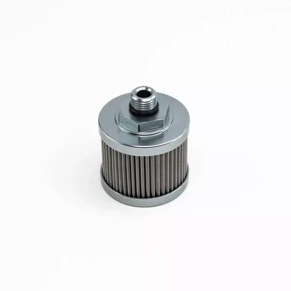 Deatschwerks Fuel pump pre-filter, SS, 6AN, 100 micron, universal (8-01-06100)