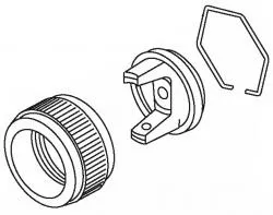 Devilbiss 192136 | GTI-407-2000 GTi Millennium Gravity Feed HVLP Air Cap