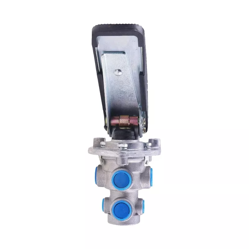 E-3 Single Circuit Foot Brake Valve With Pedal Replace Haldex KN22100 Bendix 277863 Automann 170.277863 IHC 428186R2 Velvac 034038