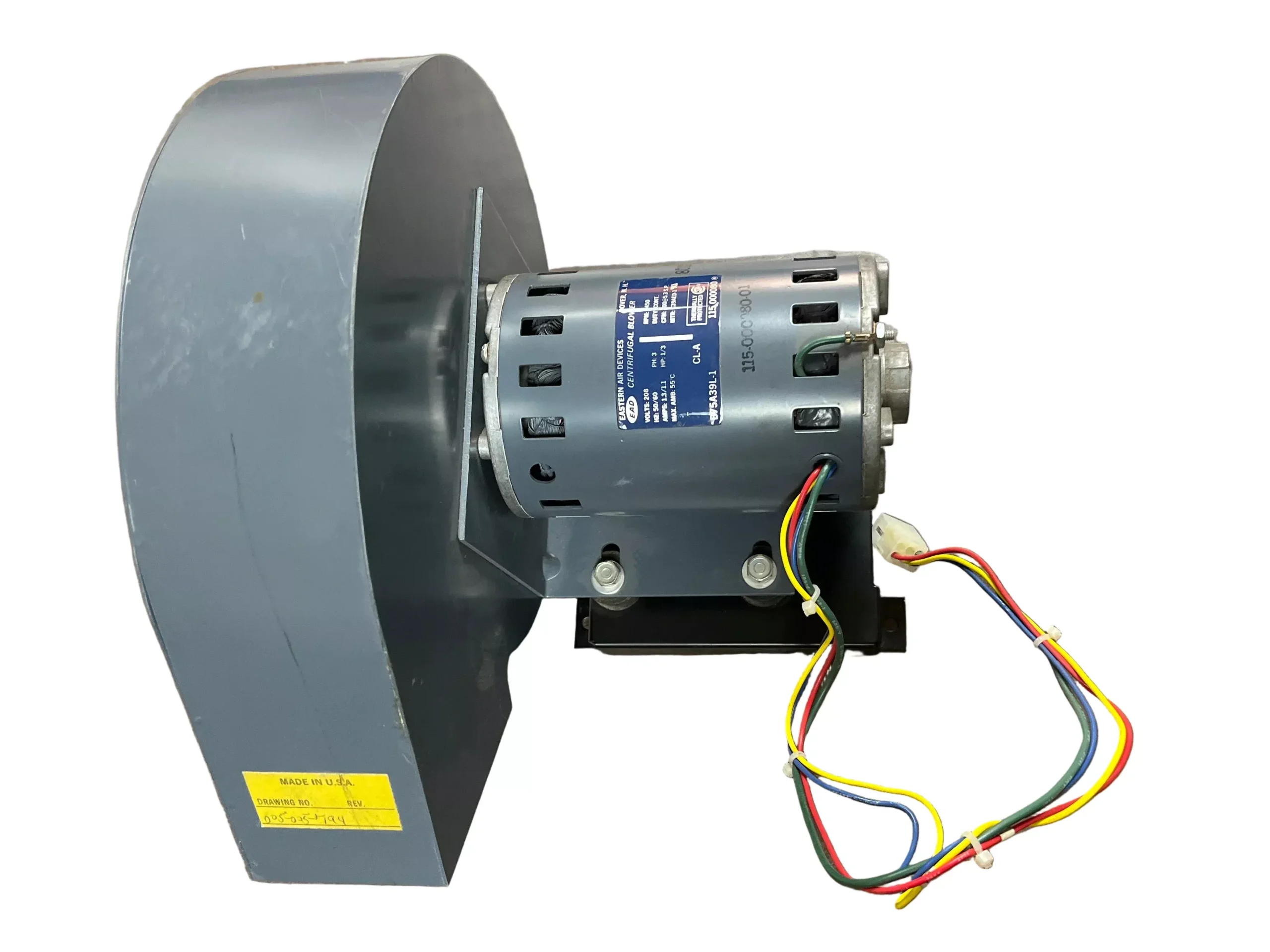 Eastern Air Devices B75A39L1 CENTRIFUGUL BLOWER