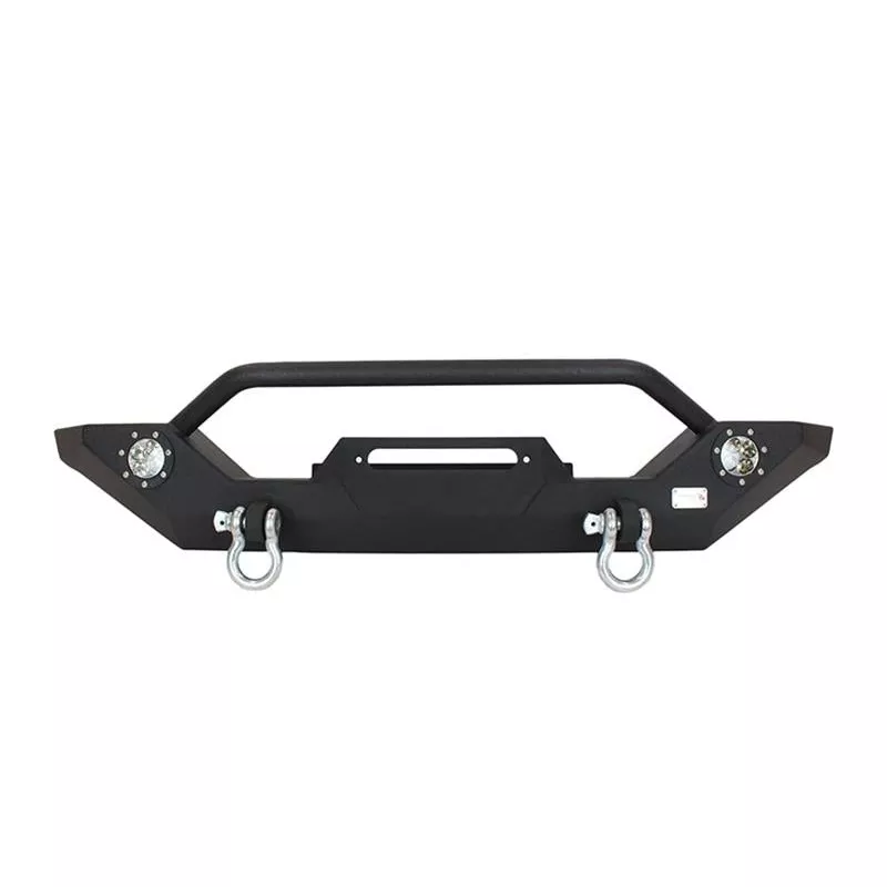 Fishbone Offroad Front Stubby Winch Bumper with Tube Guard FB22016