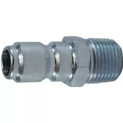 High Flow Plug 1/8 HIGH FLOW MALE PLUG STEEL