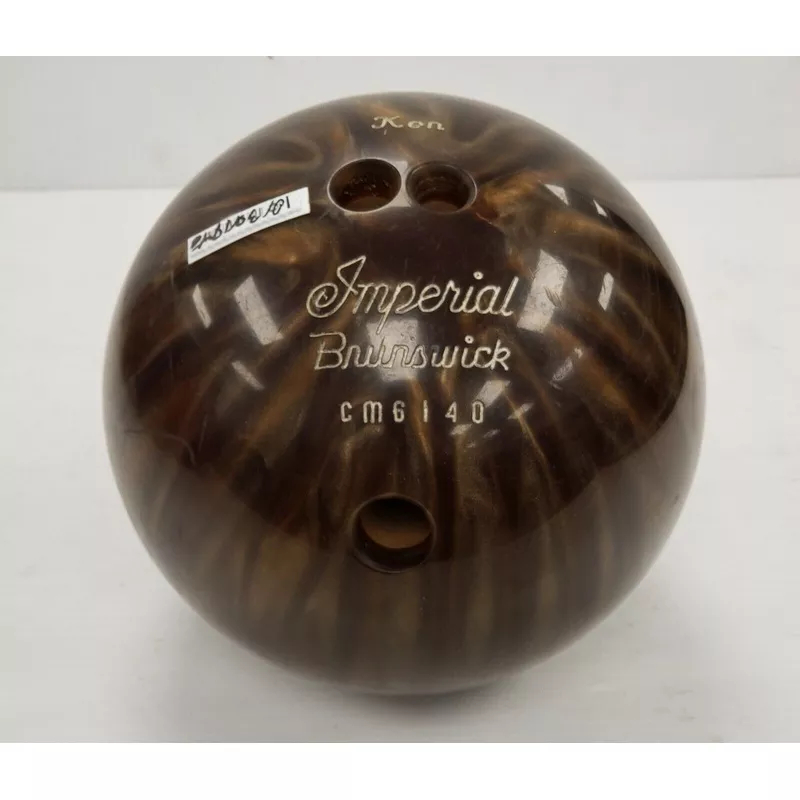 (I-12630) Imperial Brunswick Bowling Ball (Brown)