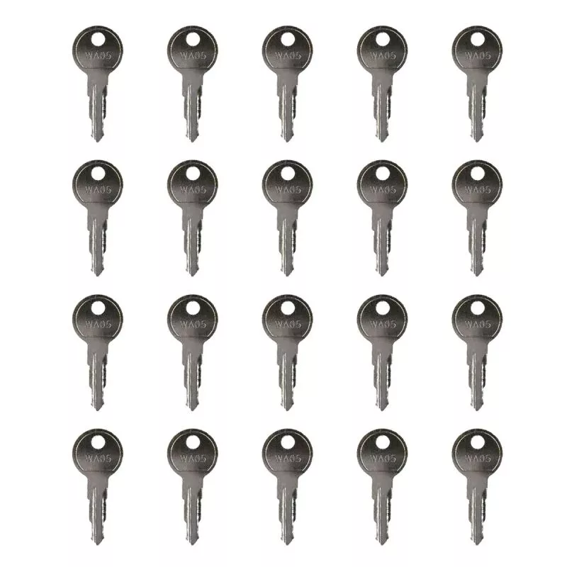 Ignition Keys 20 Pcs WA05 for Terex