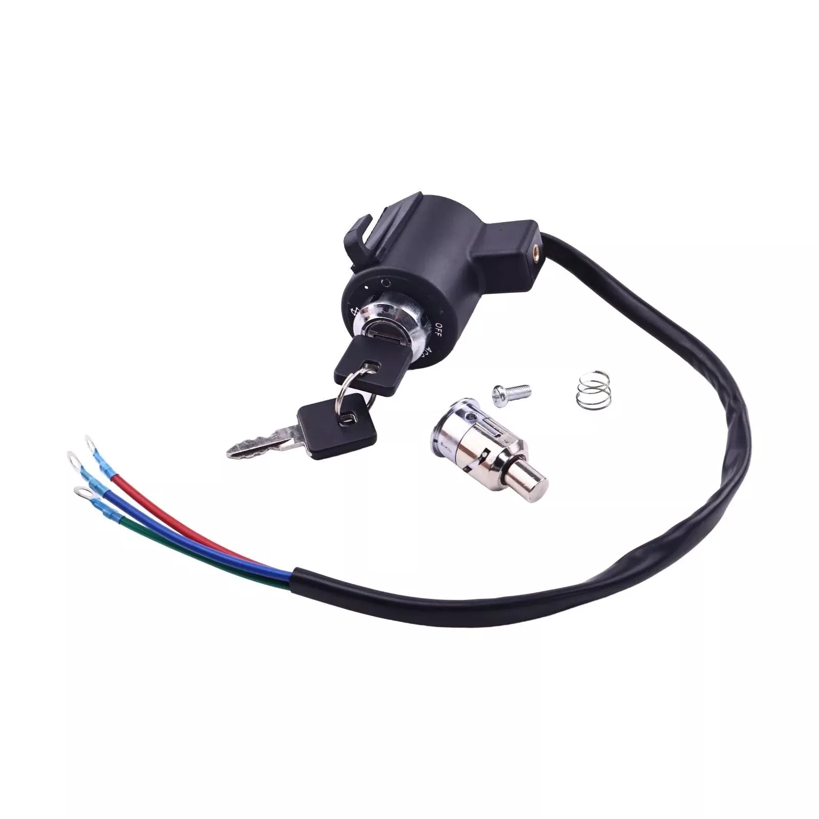 Ignition Switch with Tail Box Lock Key 71441-94 fits Harley-Davidson Motorcycle XL1200C Sportster 1200 1991-2011