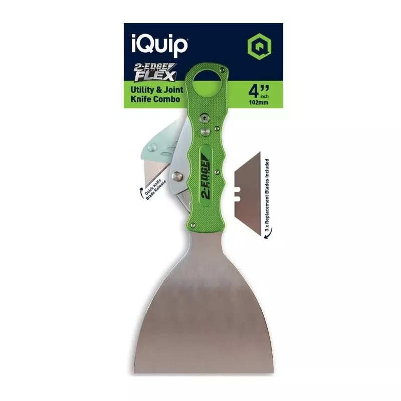 IQUIP 2-Edge Utility & Flex Joint Knife Combo